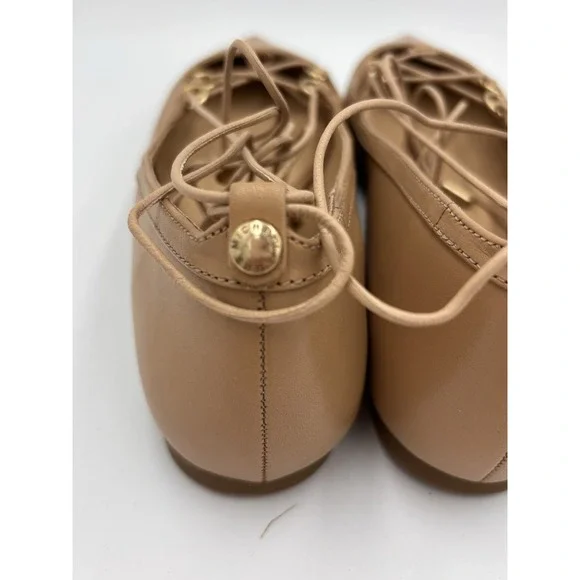 Michael Michael Kors Womens‎ Tabby Ballet Flats Beige Size 6 Nude Leather NWOT - Picture 5 of 8
